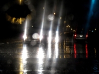 (015 23075) Rainy Night on Front Street - Rossland Road, Ajax, ON.JPG
